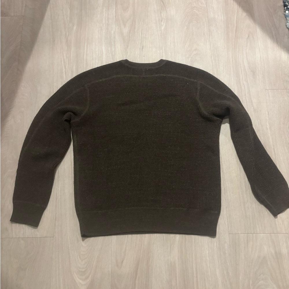 Ralph Lauren Double RL Dark Brown Crewneck Sweater - Picture 4 of 4